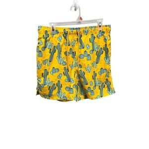 George Swim Trunks Men's Medium 32/24 Mens Gold Cactus Swim Bottoms with Liner